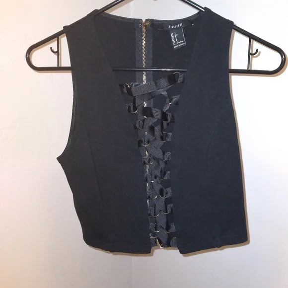 Black Cross Cross Top - Picture 7 of 13